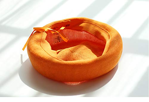 Yrpndp French Orange Beret Hat For Women #TOP3