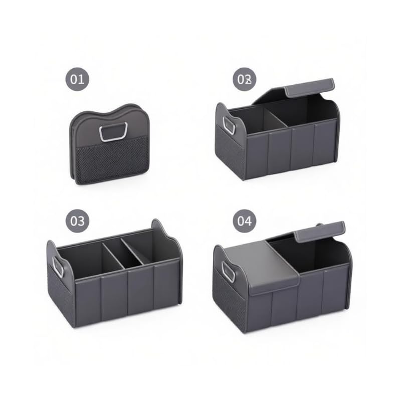 Kofferraum Organizer für Renault Clio V/5 (ab Bj.2019), Autotasche Box Rücksitz Organizer für Aufbewahren und Organisieren von Dingen Zubehör,M