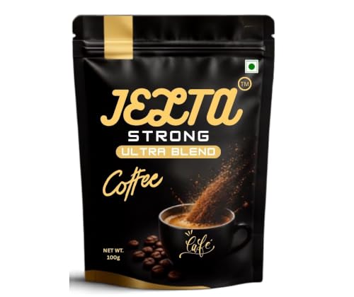 Image of JELTA Strong Ultra Blend Instant Coffee Premix, 100g