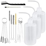 Kit de nettoyage étendu : ce kit de nettoyage par pulvérisation de 24 pièces est livré avec 3 flacons de lavage à presser et une sélection impressionnante de 21 brosses pour répondre à tous vos besoins de nettoyage.