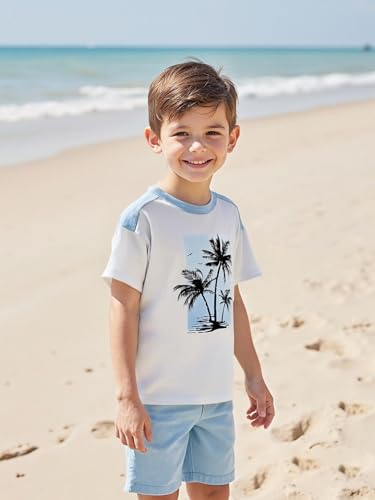Image of GERU Oversize Boys Summer Sets Short Sleeve Top+Shorts (order a size down)