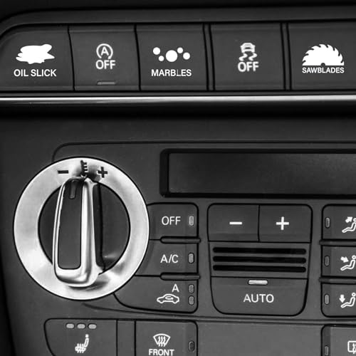 Image of 2 Packs Stickers for Car or Truck Unused Buttons, Car Decal Switch Labels Sticker, Control Dash Button Stickers, Interior Dash Rocker Console Switch Decals (Vrasly-31)