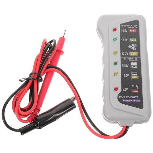 iplusmile Car Battery Tester Battery Tester Digital Battery Analyzer, Check ...