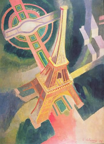 La Tour de Robert Delaunay poster mural vintage pour raviver l'éclat de votre chambre