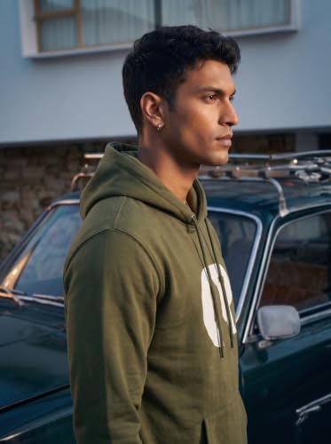 Image of More & More HOODMASTER Men's Cotton Hoodie Sweatshirt with Pockets Full Sleeves Regular Fit Solid Pattern Hooded Neck and Standard Length | Men Cotton Hoodie