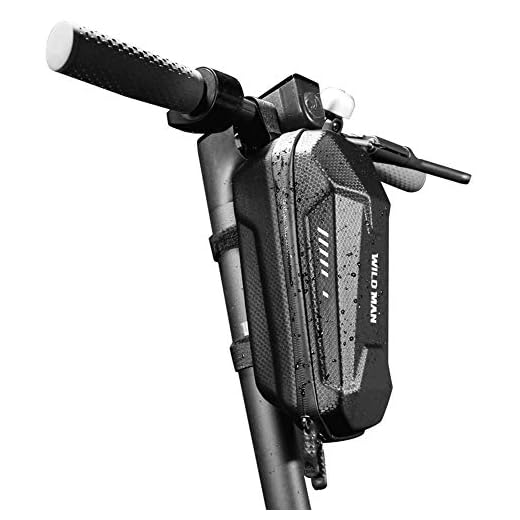 Jeebel Bolsa de Manillar Patinete,Bolsa Scooter de Electrico Adultos Mochila de Colgar Patinete Frontal de Impermeable EVA Concha y Gran Capacidad para Xiaomi M365 Sedway Ninebot ES ES1/ES2/ES3/ES4