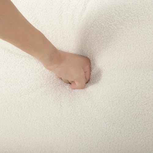 モダンソファ 3人掛け 深座 ベージュ 220cm [3]