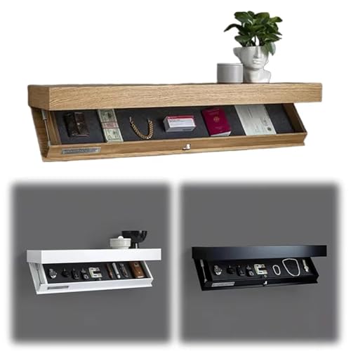 Rangement secret mural en bois pour optimiser l'espace modèle A2 - 5