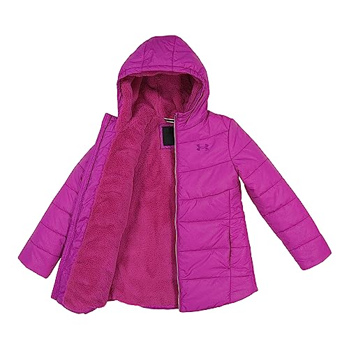 Image of Under Armour Girl's Hooded Parka Puffer Jacket, Insulated & Water Repellent