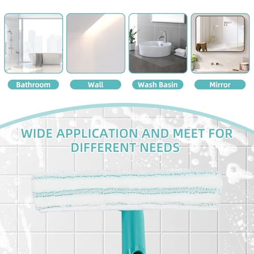 Fenstersauger Ersatzbezug für Leifheit Fenstersauger Zubehör Ersatzmikrofaser Wischbezug Kompatibel mit Leifheit Window Washer M 4 Stück