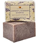 Funky Soap Barre de shampooing 100 % naturelle à la lavande et au romarin 120 g