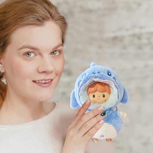 Hai Kostüm, Puppenkleidung Für Kinder, Weiche Anime-Plüschkleidung, Anzug, Outfit-Zubehör, Plüschpuppenkleidung Für Junge, Mädchen