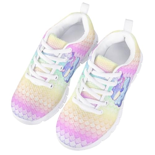 Girls Running Sports Shoes Breathable School Athletic Shoes for Little Girl3