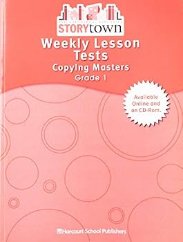 Paperback Storytown: Weekly Lesson Tests Copying Masters Student Edition Grade 1 Book