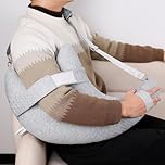 RoamReady Rotator Cuff Pillow, Post Shoulder Surgery Pillow for Sleeping or Sitting, Shoulder Pain Pillows for Arm Surgery Recovery, Side Sleeper Pillows for Arm Pain and Relie