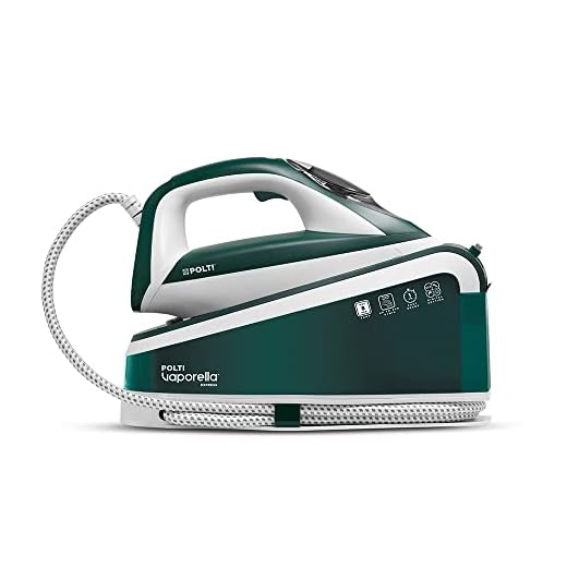 Polti Vaporella Express VE30.20, Ferro da Stiro Generatore di Vapore, Pressione Pompa fino a 8 Bar, Potenza 2200 W, Funzione Eco, Tecnologia One Temperature, Digital Setting, Verde e Bianco