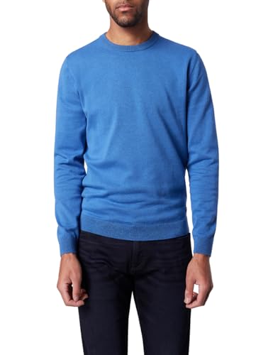 Pull à col rond en tricot haut de gamme Pierre Cardin coupe moderne ajustée