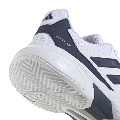 Image of adidas Mens Courtjam Control 3 Tennis Sneakers Shoes - Blue
