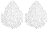 Excelente decoración: modelo de hoja hueca, color de textura a juego, adecuado para cualquier tablero de mesa, como tablero de mármol, superficie de mesa de madera, tablero de cerámica, todas son buenas decoraciones de mesa, incluso de un vistazo, también pueden proporcionarle unos segundos de disfrutar de la visión.