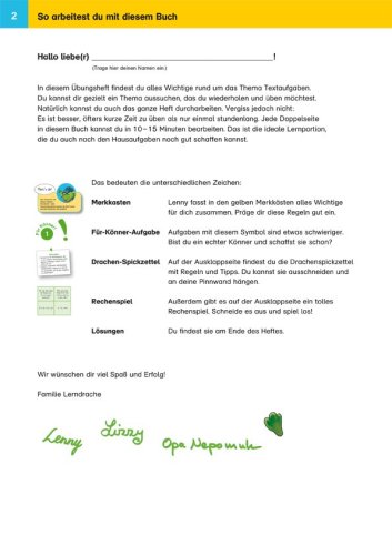 Mein Übungsheft Textaufgaben Mathe 3