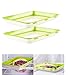 Produktbild Timess Frischhaltetablett Essen Frisch Tablett konservierungsschale für Lebensmittel Tablett für die Lebensmittelkonservierung für gesunde Lebensmitteleinsparung Konservierungsbehälter (2pcs)