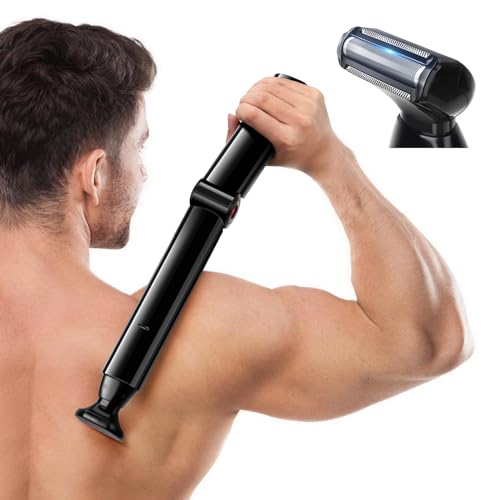 NUBACK Rückenrasierer Herren 2 Shock Absorber Flex Heads & 10 Klingen