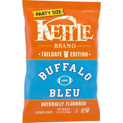 Image of Kettle Brand Potato Chips Buffalo Bleu Flavored, 12.5 Oz
