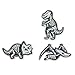 Produktbild Aisoway Cartoon Brosche Dinosaurier-Skelett-Abzeichen Buttons Ehrennadel Kostüm Zubehör Set 1
