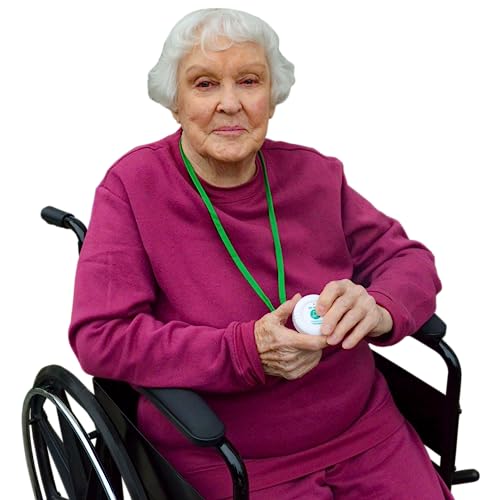 Image of Smart Caregiver Nurse Call Button - Replacement Transmitter for Economy Central Monitoring Unit - Add-On for Elderly Patient Monitoring