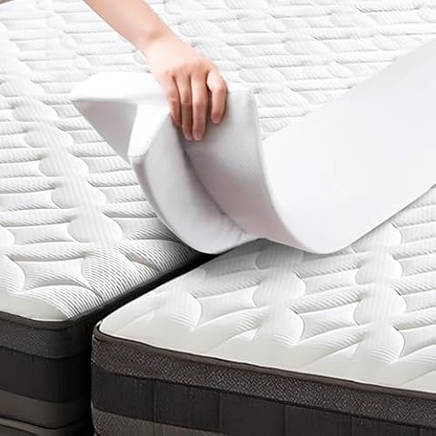 Bed Bridge Twin to King Bed Converter Kit - Split Twin XL to King Mattress Gap Filler for Adjustable Bed, Mattress Bed Connector with Washable Cover for Guests Stayovers,Family Room Vacation Rentals Cover