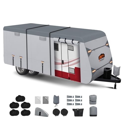 Xenjum RV Cover for 30-33 ft Travel Trailers, 7 Layers Heavy...