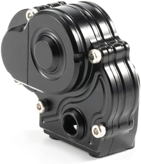 Carcasa de caja de cambios de transmisión de Metal para Axial UTB18 Capra 1/18 RC Crawler Car Parts 2, 1 unidad - (Color: Black)