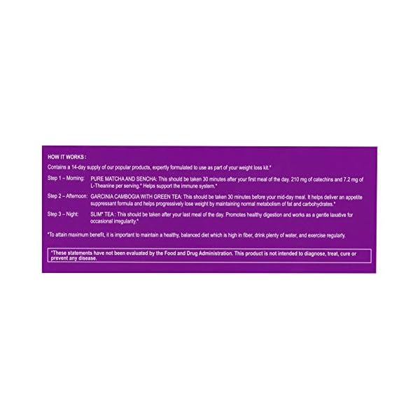 Hyleys 14 Day Weight Loss Tea - 42 Tea Bags (1 Pack), Detox Tea for Cleanse (100% Natural, Sugar Free, Gluten Free and Non-GMO)