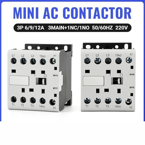 Mini contacteur CA CJX2-K commande 3 pôles 6A à 16A pour tableau - 2