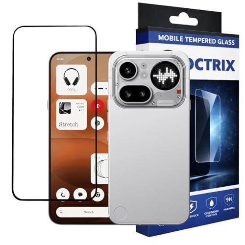 Image of Tempered Glass Screen Protector Compatible for Nothing 4A Pro with Edge to Edge Coverage - Case Friendly & Bubble-Free Installation Kit (Pack Of 1)