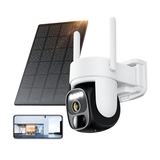 Câmera externa sem fio de segurança alimentada por energia solar Hawkray: zoom 3x, resolução 2K, controle panorâmico de 360°, Wi-Fi 2,4 e 5G, áudio bidirecional, sirene, detecção de movimento PIR