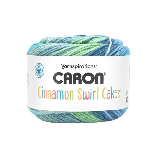 CARON Cinnamon Swirl Cakes Colour is Bay