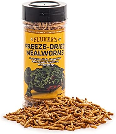 Fluker's Freeze Dried Insects - Mealworms, 1.7 Oz
