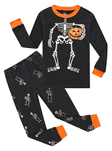 KikizYe Little Big Boys Girls Pajamas Set Kids PJs 100% Cotton Sleepwear