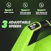 Leaf Blower Cordless, 650CFM Electric Leaf Blowers with 2 x 5.2Ah Batteries and Charger, 3 Speed Modes, 1 x Adjustable Shoulder Strap, Powerful Blowers for Lawn Care, Patio, Dust, Blowing Leaves #2