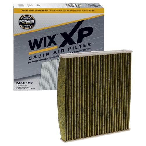 WIX 24483XP WIX XP Cabin Air Filter Replacement Triple-Layer Protection with Activated Carbon & Advanced Airflow Media Compatible With Various Lexus Toyota Scion Pontiac Vibe Subaru