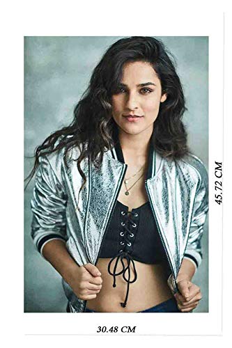 Yellow Alley Wall Sticker|Poster|Commando Movie Actress Poster|Angira Dhar Poster|WallDecor|Poster for Room, Studio, Cafeteria, Parlour|Self Adhesive Sticky Paper