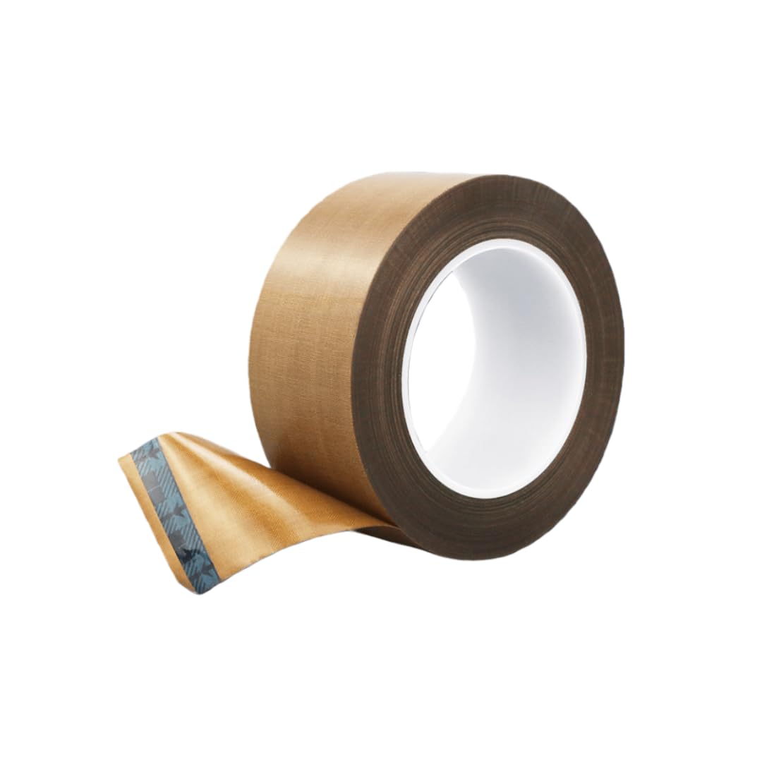 MUZIT Cinta de teflón, grifo fibra vidrio recubierto PTFE, cinta for máquinas sellado Aplicaciones eléctricas -80 ℃ a +260 Tamaños 8-200 mm x 50 m(18mmx50m)