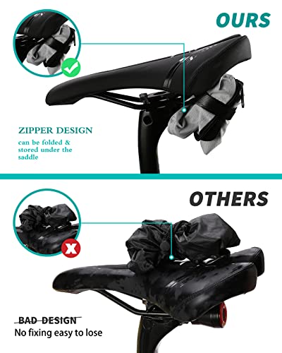 Image of New Bicycle Seat Cushion Waterproof UV Protection Unisex for Gym Bike Mountain Bike Road Bike with Protective Lock Durable Rain Dustproof Cover