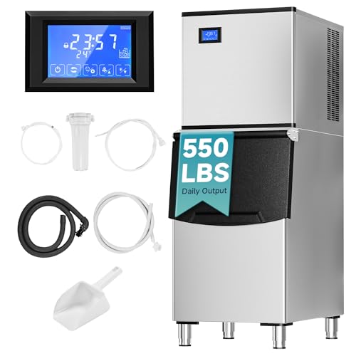 EUHOMY 550 lbs Commercial Ice Maker Machine