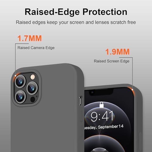 Coque iPhone 12 / 12 Pro silicone gris HOOMIL protection anti-choc - 5