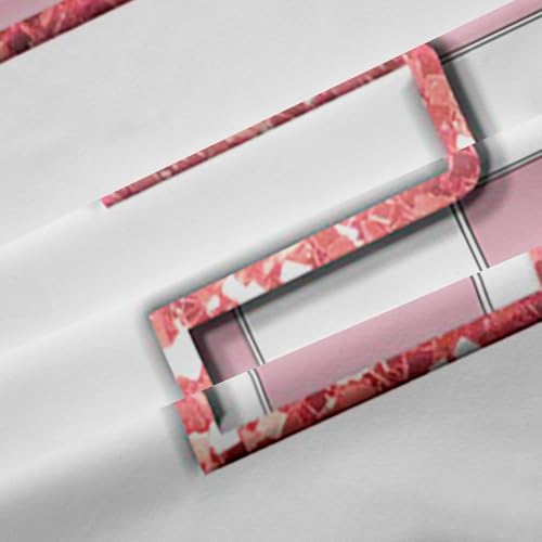 Image of Erosebridal Pink Initial E Blackout Curtains for Kids Girls Bedroom Kawaii Plaid Checkered Window Curtains 2 Panels 42 inchWx84 inchL Cute Personalized Monogram Drapes,Fashion Grids Gingham Window Treatments