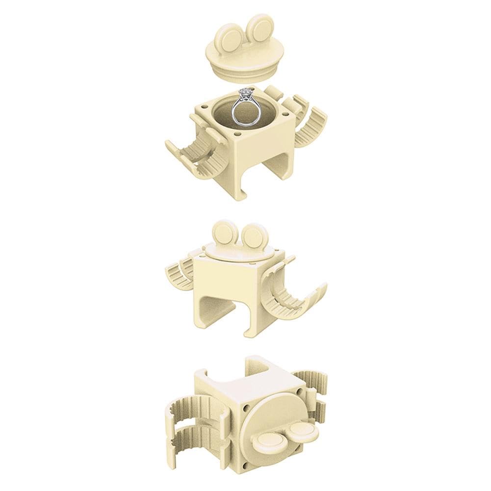 GUEIFD Portaoggetti per Tazze, Organizer per Tazze in Metallo, Porta Tazze da tè, Mensola Portaoggetti A Parete per Cucina, Dispensa, Frigorifero, Bagno e Ufficio(45x10x28cm(18x4x11inch), White