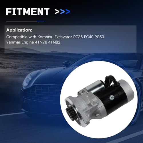 Motor de Arranque 12V 15T Repuesto para Komatsu Modelo 129136-77011 129400-77012 miniatura 3