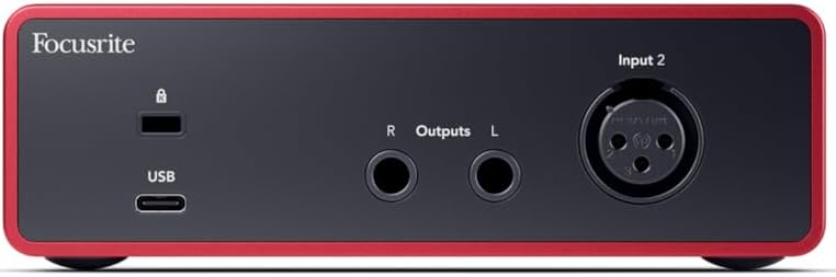 Focusrite Scarlett Solo Studio 4th Gen USB Audio Interface Bundle for the Songwriter, Guitarist or Vocalist with Condenser Microphone and Headphones for Recording, Songwriting, and Podcasting
